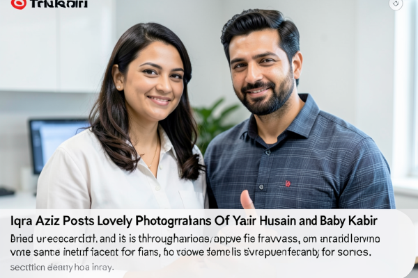 Iqra Aziz Posts Lovely Photographs Of Yasir Hussain And Baby Kabir