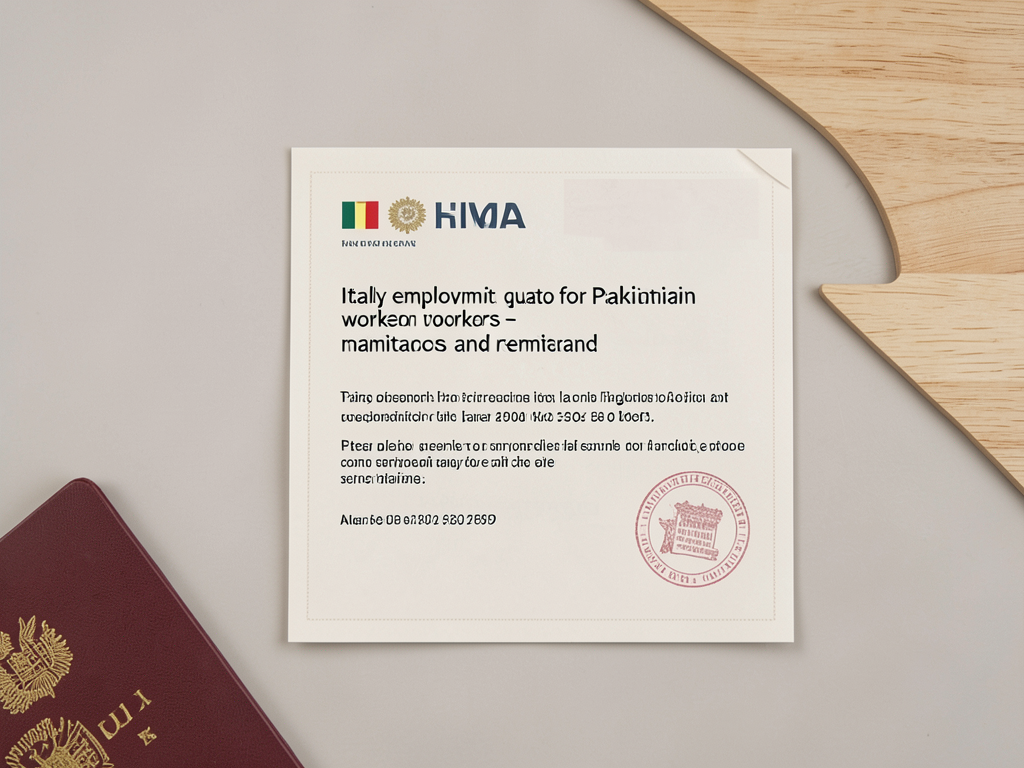 Italy Opens Doors to 10,500 Pakistani Workers in Special Employment Quota — A Lifeline for Remittances